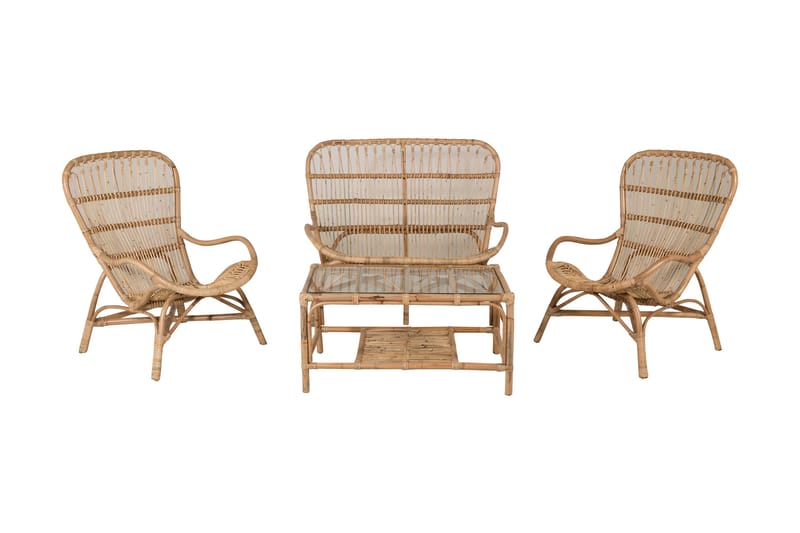 Ella Loungegrupp med Dynor - Trä/natur - Products - Utemöbler & utemiljö - Loungemöbler - Loungeset & loungegrupp