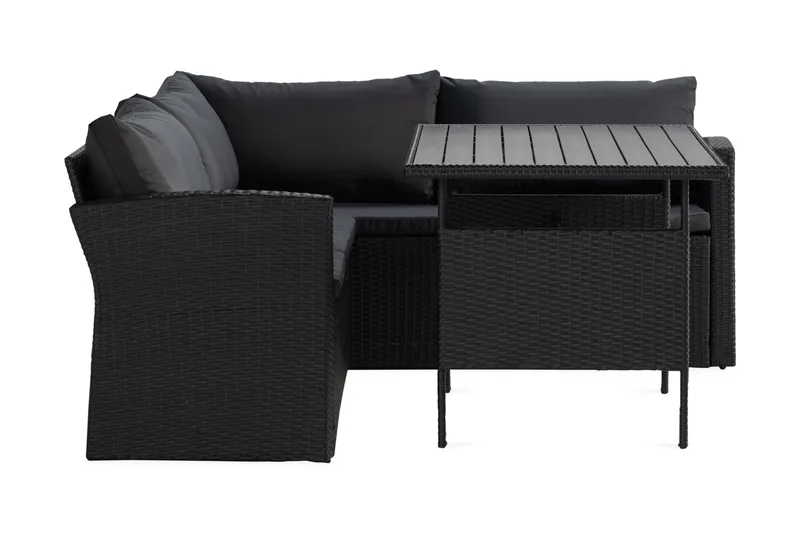 James Light Soffgrupp Utomhus  5-sits - Svart - Products - Utemöbler & utemiljö - Loungemöbler - Loungeset & loungegrupp