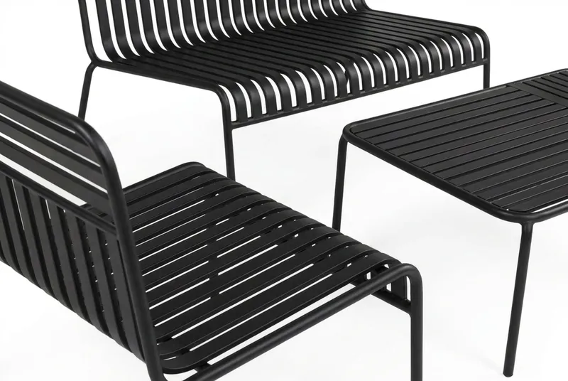 Jarva Liten 4-sits Soffgrupp Utomhus i metall - Antracit - Products - Utemöbler & utemiljö - Loungemöbler - Loungeset & loungegrupp