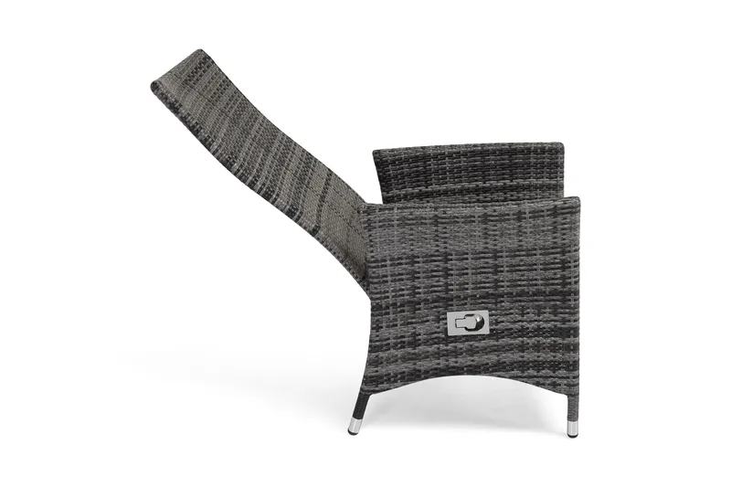 Jenny Matstol utomhus Ställbar - Justerbar Utefåtölj i Konstrotting - Grå - Products - Utemöbler & utemiljö - Loungemöbler - Loungestol utomhus