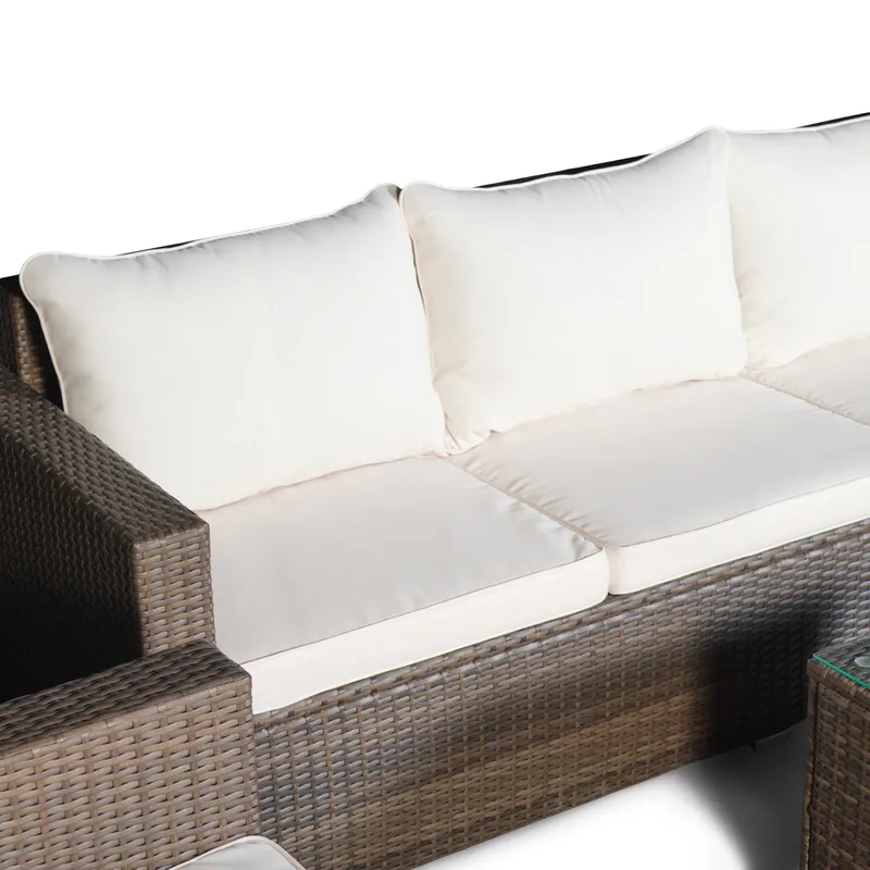 Loungegrupp utemöbler | Brun konstrotting | Huvudskär - Products - Utemöbler & utemiljö - Loungemöbler - Loungeset & loungegrupp