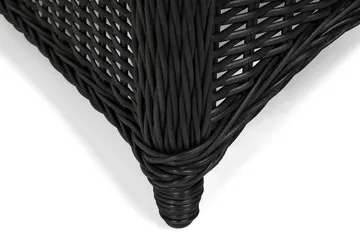 Marcus Light Utefåtölj med Dyna – Loungefåtölj i Konstrotting för Utemöbler - Svart - Products - Utemöbler & utemiljö - Loungemöbler - Loungestol utomhus