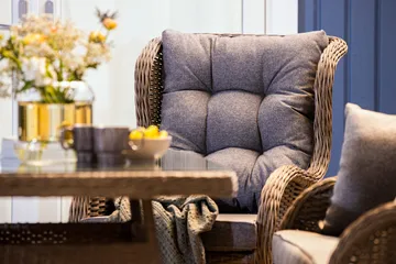 Marcus Soffgrupp 2-sits Ink. Fåtöljer - Brun / Gråa dynor - Products - Utemöbler & utemiljö - Loungemöbler - Loungeset & loungegrupp