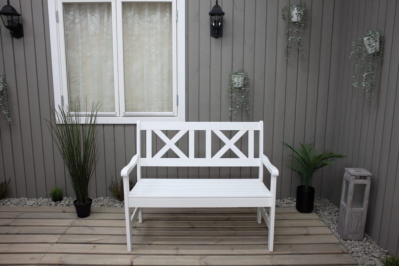 Olivo 2-sits Utesoffa - Vit - Products - Utemöbler & utemiljö - Loungemöbler - Loungesoffor