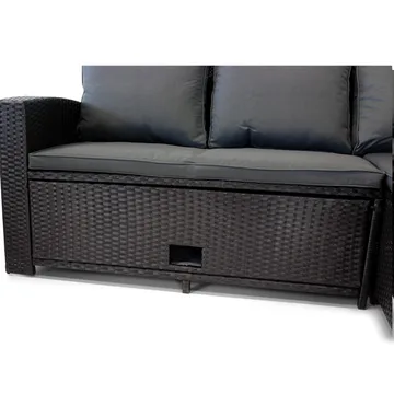 Soffgrupp utemöbler | Inbyggd förvaring | Lyfco Sannäs - Products - Utemöbler & utemiljö - Loungemöbler - Loungeset & loungegrupp
