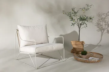 Usteryd Utefåtölj Beige - Beige - Products - Utemöbler & utemiljö - Loungemöbler - Loungestol utomhus