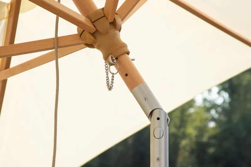 Corypho Parasoll 250 cm - Vit - Products - Utemöbler & utemiljö - Solskydd - Parasoll