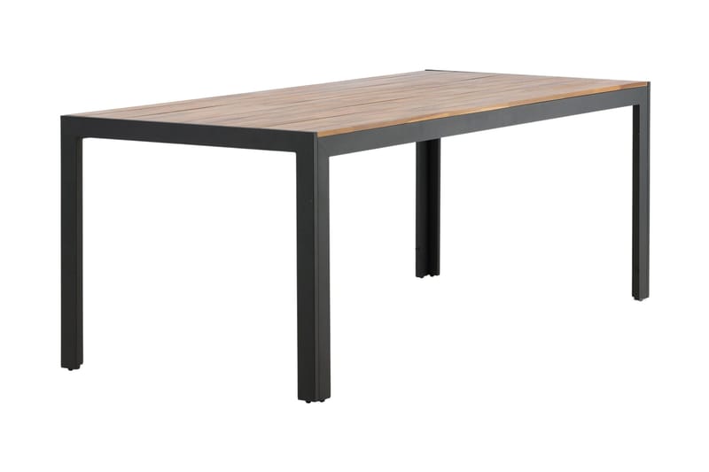 Bois Matbord Utomhus 200 cm Svart/Brun - Venture Home - Products - Utemöbler & utemiljö - Utebord & trädgårdsbord - Matbord utomhus