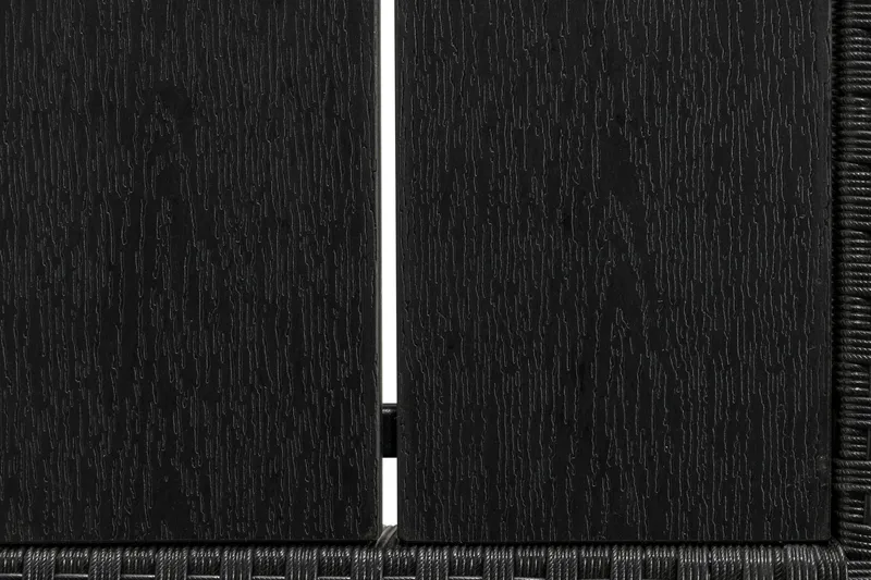 James Utebord 85x145 cm – Matbord utomhus i konstrotting med bordsskiva i Aintwood - Svart - Products - Utemöbler & utemiljö - Utebord & trädgårdsbord - Matbord utomhus
