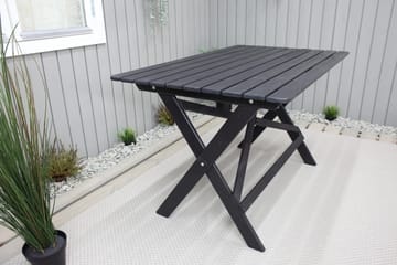 Larios Matbord Utomhus 126 cm - Svart - Products - Utemöbler & utemiljö - Utebord & trädgårdsbord - Matbord utomhus