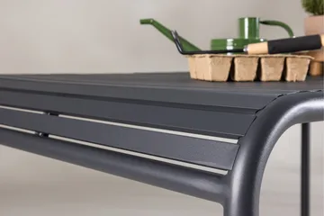 Gardeno Matbord Utomhus 90x150 cm utebord i aluminium - Svart - Products - Utemöbler & utemiljö - Utebord & trädgårdsbord - Matbord utomhus