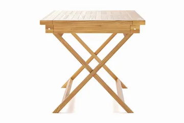 Menorca Litet Rektangulärt Matbord i trä Utomhus 80x120 cm - Trä/Natur - Products - Utemöbler & utemiljö - Utebord & trädgårdsbord - Matbord utomhus