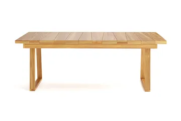 Menorca Stort Rektangulärt Matbord i trä Utomhus 100x180 cm - Teak / Natur - Products - Utemöbler & utemiljö - Utebord & trädgårdsbord - Matbord utomhus