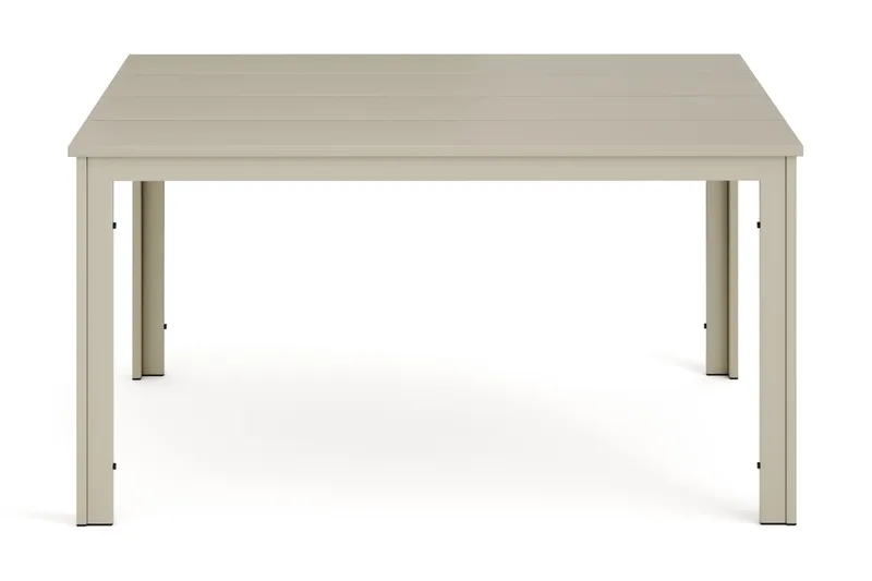 Tunis Rektangulärt Matbord utomhus 140x90 cm i plast och metall - Beige - Products - Utemöbler & utemiljö - Utebord & trädgårdsbord - Matbord utomhus