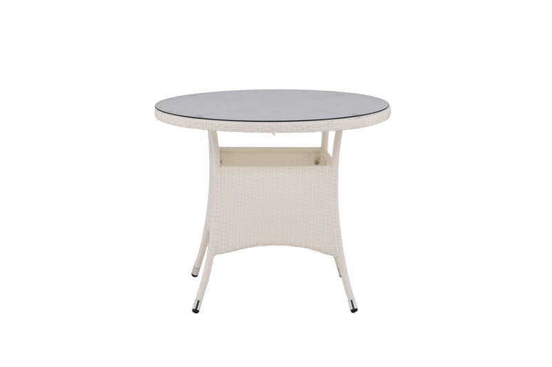 Volta Matbord Utomhus 90 Rund - Vit - Products - Utemöbler & utemiljö - Utebord & trädgårdsbord - Matbord utomhus