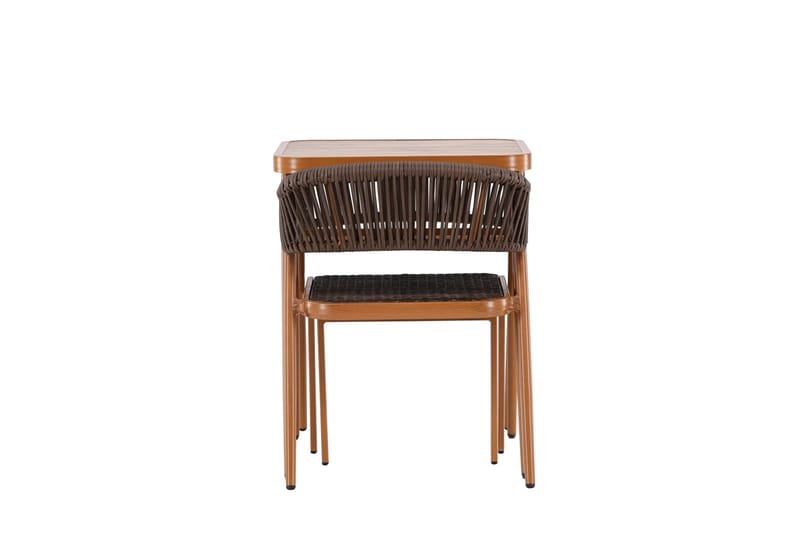Amadora Balkonggrupp 2-sits - Brun - Products - Utemöbler & utemiljö - Utegrupp - Cafegrupp & cafeset