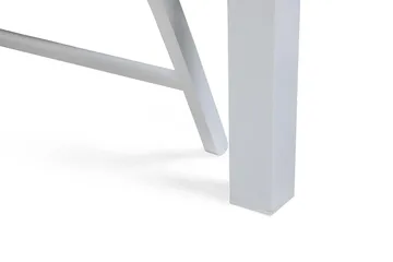 Las Vegas Matgrupp Utomhus 220-280 + 8 Positionsstol Lyx - Vit/Teak/Vit/Teak - Products - Utemöbler & utemiljö - Utegrupp - Matgrupp utomhus