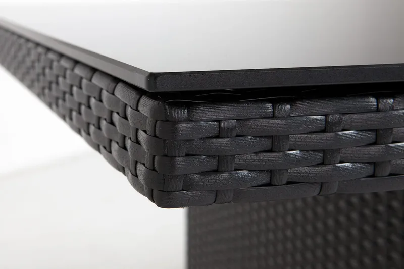 Majestic Matgrupp 210 + 6 Thor Fåtölj - Svart/Svart - Products - Utemöbler & utemiljö - Utegrupp - Matgrupp utomhus