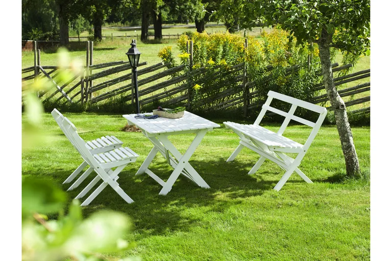 Matgrupp Utomhus Hillerstorp Torpet Vit - Products - Utemöbler & utemiljö - Utegrupp - Matgrupp utomhus