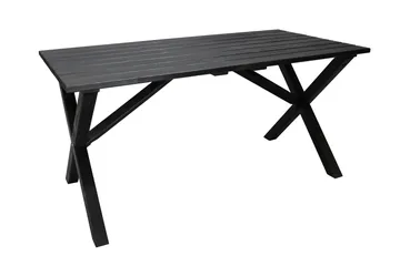 Oliver Matgrupp Utomhus 4 Utestolar - Grå/Svart - Products - Utemöbler & utemiljö - Utegrupp - Matgrupp utomhus