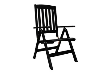 Oliver Matgrupp Utomhus 4 Utestolar - Grå/Svart - Products - Utemöbler & utemiljö - Utegrupp - Matgrupp utomhus