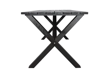 Oliver Matgrupp Utomhus 4 Utestolar - Grå/Svart - Products - Utemöbler & utemiljö - Utegrupp - Matgrupp utomhus