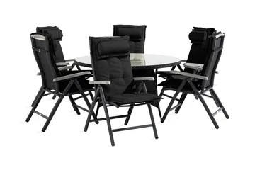 Svarta Dynor med nackkudde - Svart,Grey