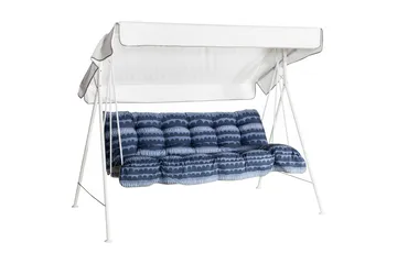 Riviera 3- pers. hammock, 86B, Vit/blå