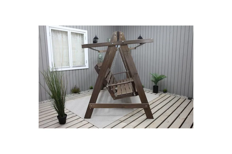 Hammock Pelle med Tak - Brun & Beige - Products - Utemöbler & utemiljö - Utesoffa - Hammock