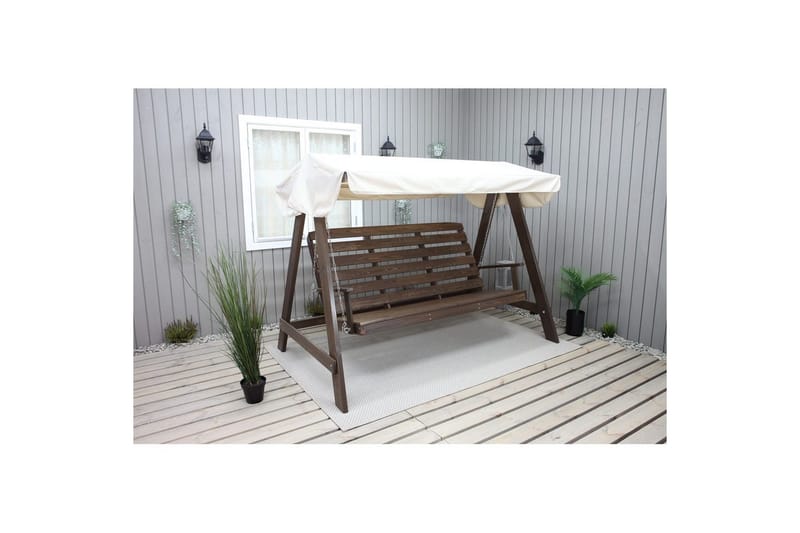 Hammock Pelle med Tak - Brun & Beige - Products - Utemöbler & utemiljö - Utesoffa - Hammock