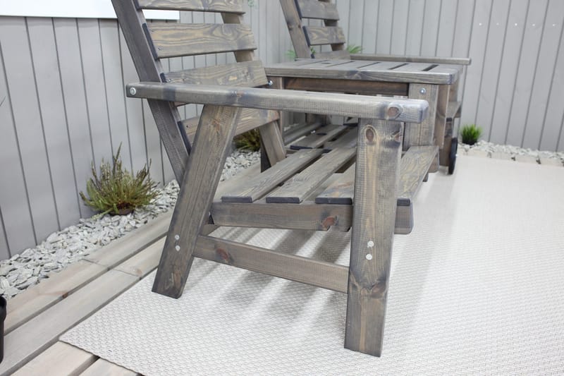 KIngdom Utebänk 177 cm - Grå - Products - Utemöbler & utemiljö - Utesoffa - Trädgårdsbänk & utebänk