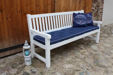 Rimforsa Trädgårdssoffa - Vitlaserad Furu - Products - Utemöbler & utemiljö - Utesoffa - Trädgårdssoffa