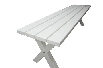 Scottsdale Bänk Utomhus 180 cm Vit - KWA - Products - Utemöbler & utemiljö - Utesoffa - Trädgårdsbänk & utebänk