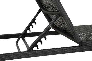 Bahamas Solsäng - Svart - Products - Utemöbler & utemiljö - Utestol & trädgårdsstol - Solsäng & solvagn