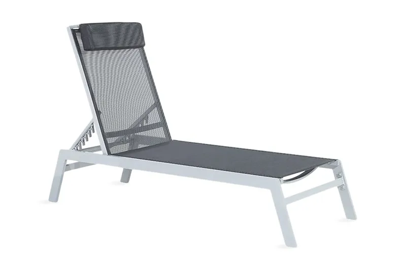 Catania Ii Solsäng 66|190 cm, Svart