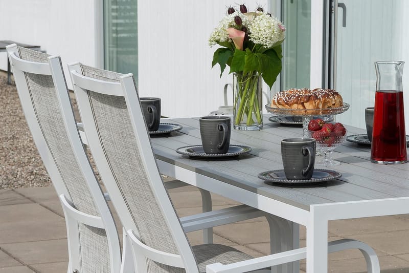 Hillerstorp Hånger Positionsstol 57x64 cm - Vit - Products - Utemöbler & utemiljö - Utestol & trädgårdsstol - Positionsstol