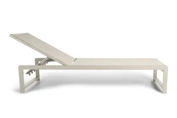 Sanna Solsäng Med Justerbart Ryggstöd - Beige - Products - Utemöbler & utemiljö - Utestol & trädgårdsstol - Solsäng & solvagn