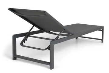 Sanna Solsäng Med Justerbart Ryggstöd - Svart - Products - Utemöbler & utemiljö - Utestol & trädgårdsstol - Solsäng & solvagn