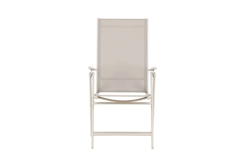 Sanna Positionsstol Utomhus med fällbar rygg i stål - Beige - Products - Utemöbler & utemiljö - Utestol & trädgårdsstol - Positionsstol