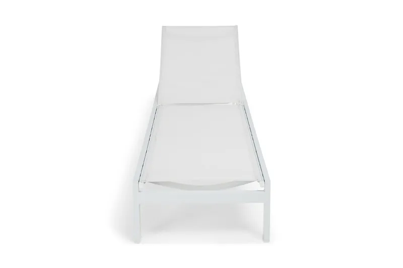 Tunis Solsäng - Vit - Products - Utemöbler & utemiljö - Utestol & trädgårdsstol - Solsäng & solvagn