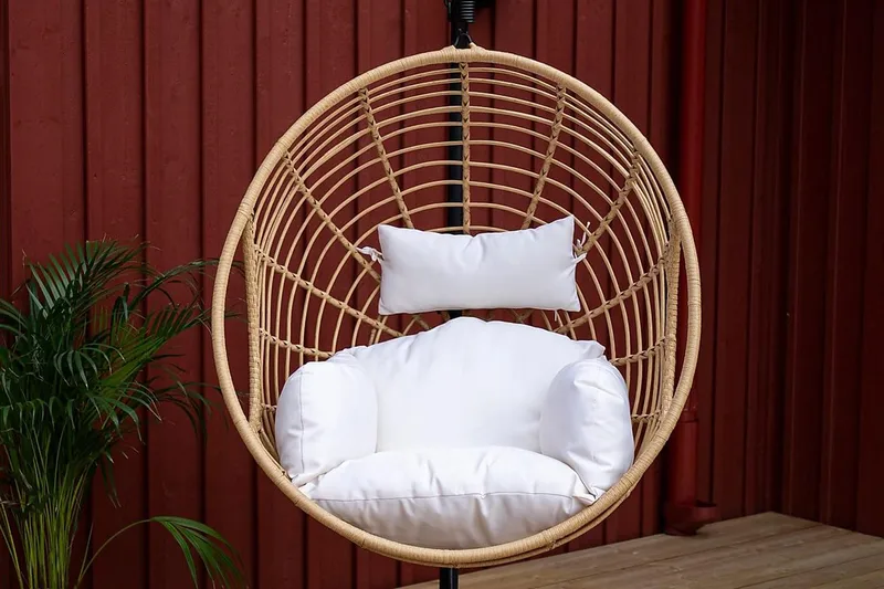 Viga Hängstol Utomhus - Svart/Natur - Products - Utemöbler & utemiljö - Utestol & trädgårdsstol - Hängfåtölj & hängstol utomhus