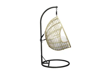 Viga Hängstol Utomhus - Svart/Natur - Products - Utemöbler & utemiljö - Utestol & trädgårdsstol - Hängfåtölj & hängstol utomhus