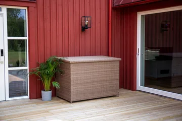 Amazon Dynbox 150x90x100.5 - Natur - Products - Utemöbler & utemiljö - Utomhusförvaring - Dynförvaring - Dynbox & dynlåda