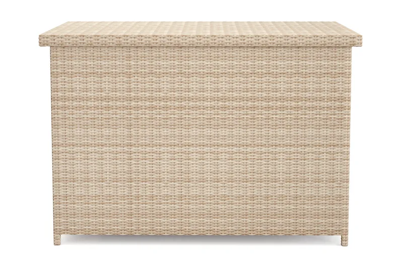 Gigant Stor Vattentät Dynbox utomhus i konstrotting 150x100x90 cm, Beige