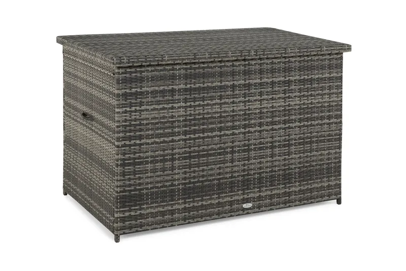 Gigant vattentät dynbox XL utomhus - Dynlåda i konstrotting (B150xD90xH101 cm), Grå