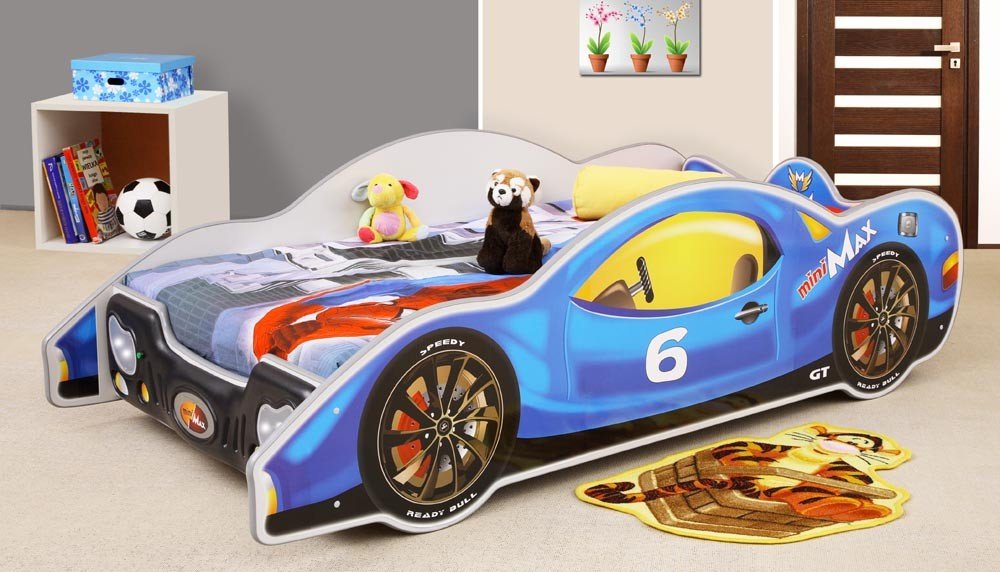 Louie Race Car Crib Elke kleur en maat! Campagne 45 €339.99